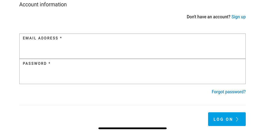 Create new 'Sign up'